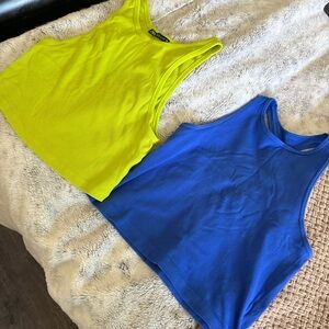 Free People Vibrant Blue Tank Top